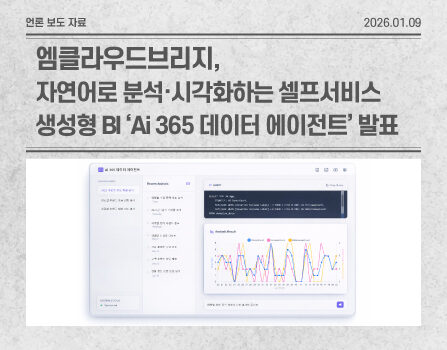 엠클라우드브리지, 자연어로 분석·시각화하는 셀프서비스 생성형 BI ‘Ai 365 데이터 에이전트’ 발표